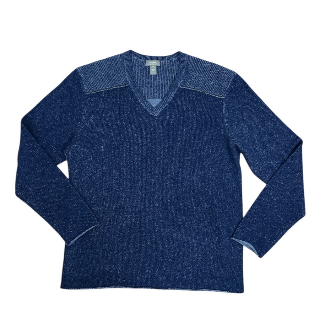 Neiman Marcus Men's 100% Cashmere V-Neck Knit Sweater Mens Size XXL